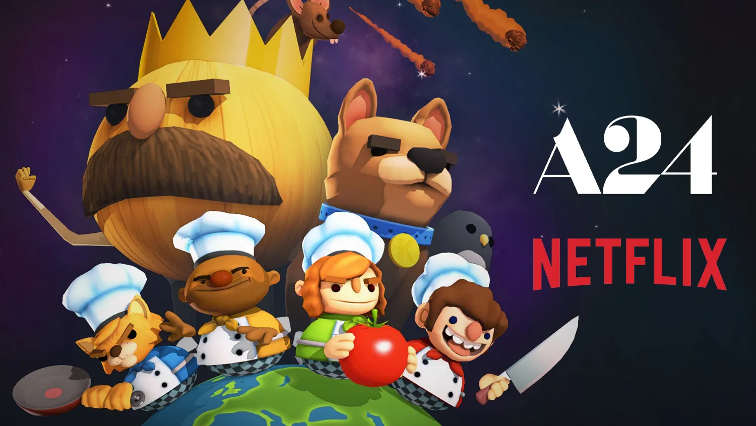 A24 и Netflix готовят кулинарное шоу по мотивам игры Overcooked